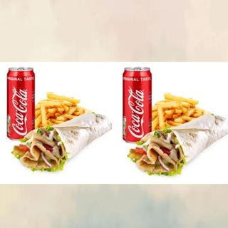 2 MENU DURUM KEBAB CON PAPAS I BEBIDAS