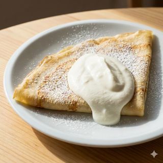 Crêpe al crema di latte