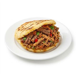 Arepa Con Carne Mixta