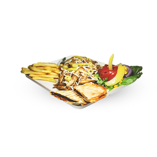 Plat chawarma à la provençal