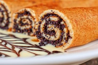 Zapečene palačinke sa makom i Nutellom