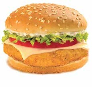 Fish burger menu