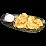 Хрупкави тиквички с чеснов сос (200г)