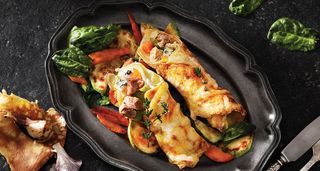 Свинско месо с четири сирена