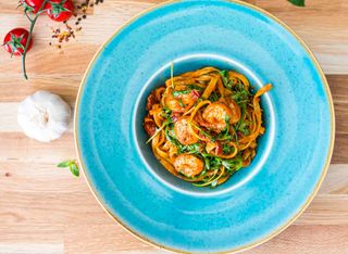 Pasta Gamberetti Rucola