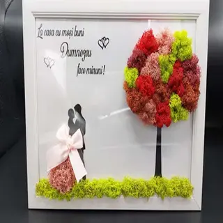 Tablou cu licheni Mosi - 20x30