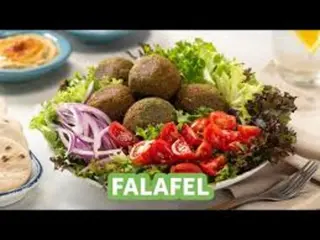 Plato falafel + ensalada