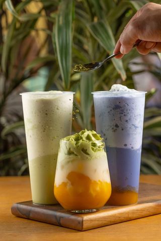 Зеленая матча смузи (650 мл.)