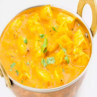 Paneer Kurma com Arroz