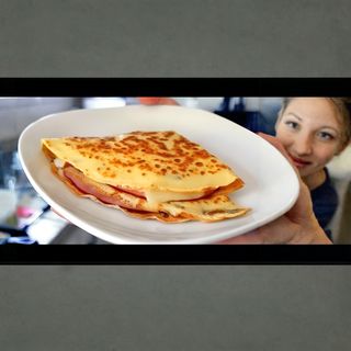 Crepe Fiambre e Queijo