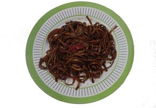 Tallarines CHINOS verduras y pollo 