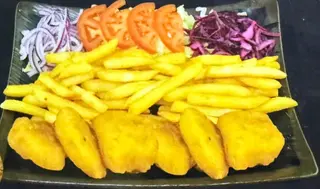 Plato nuggets de pollo (6 uds.)