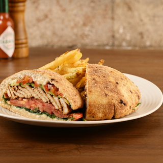 Roasted Chicken and Veg Sandwich