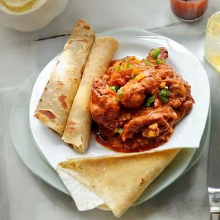 Chicken Wet Fry Chapati