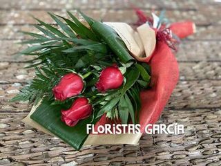 Rosa Roja 3 Unidades