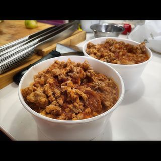 Tallarines a la boloñesa