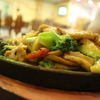 Pollo tausí a la plancha