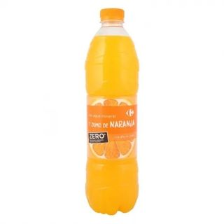 Agua Mineral con Zumo de Naranja Zero Carrefour 1,5 L.
