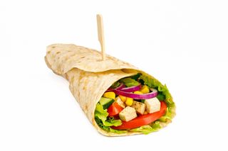 Tortilla vegeterijanska/sir (po želji)