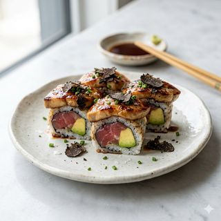 Uramaki De Toro Con Trufa (4 Uds.)