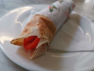 Bocadillo de shawarma