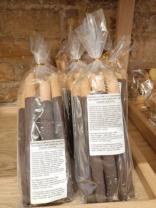 Bolsa neulas de chocolate