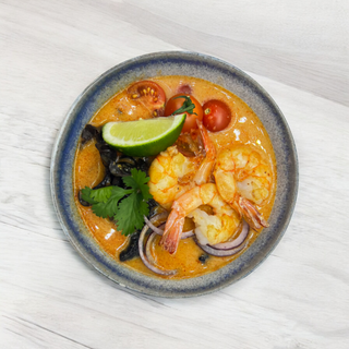 Суп Том Ям з тигровими креветками (450г)