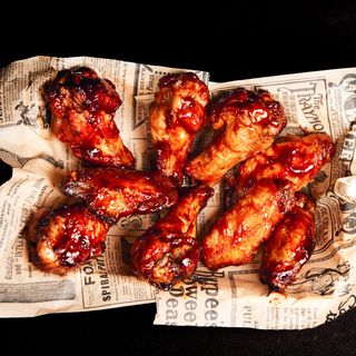 Alitas De Pollo BBQ.