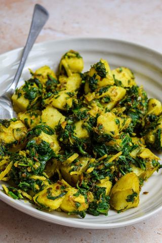 Saag Aloo