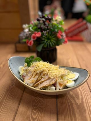 Салат "Цезарь" с курицей