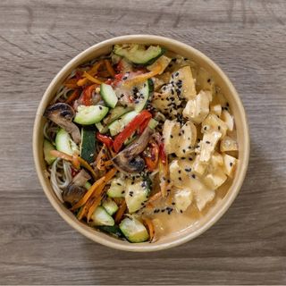 Pollo Al Curry verde Fideos (450 G.)