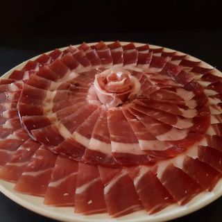 Plato De Jamón De Bellota Pata Negra Cortado 100% Ibérico (90 G.)