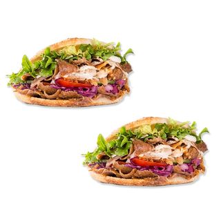 Pita Kebab - 2 por 1