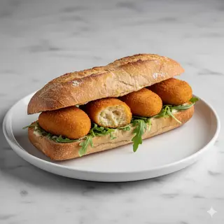 Bocadillo De Croquetas
