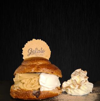 Brioche siciliana con Gelato