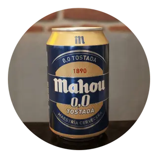 Mahou 0'0 Tostada