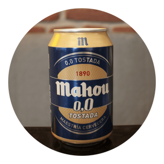 Mahou 0'0 Tostada