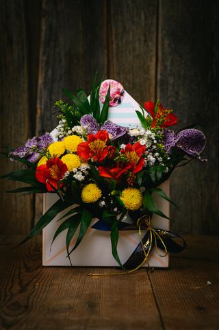 Орхидеи ванда в кутия