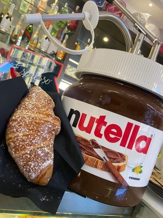 Cornetto farcito Nutella