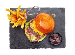 Огнен бургер (350г)