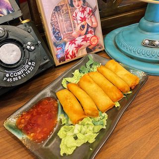 110 Involtini primavera con verdure 全素春卷