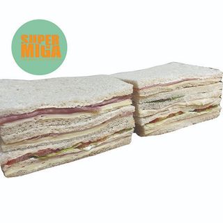 6 sándwiches Triples surtidos