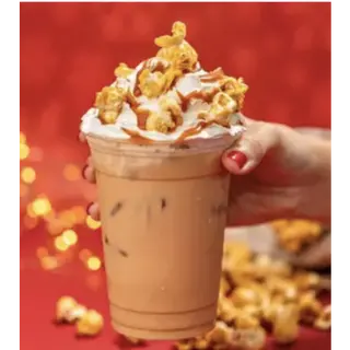  Pop Corn Goumet Latte Cold Medium   