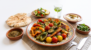 Manaïche Zaatar & Légumes