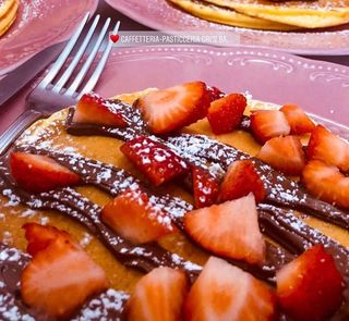 Pancakes fragola e Nutella