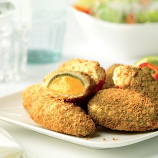 Jalapeños con queso cheddar 4 ud.