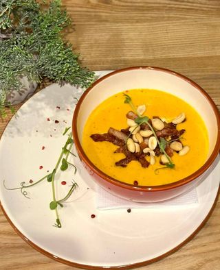 Крем суп із гарбуза