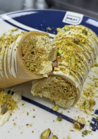 Dubai palačinka sa belom čokoladom