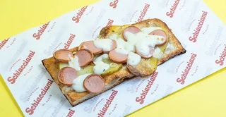 Pizza wurstel e patate