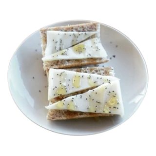 Tostada con queso fresco